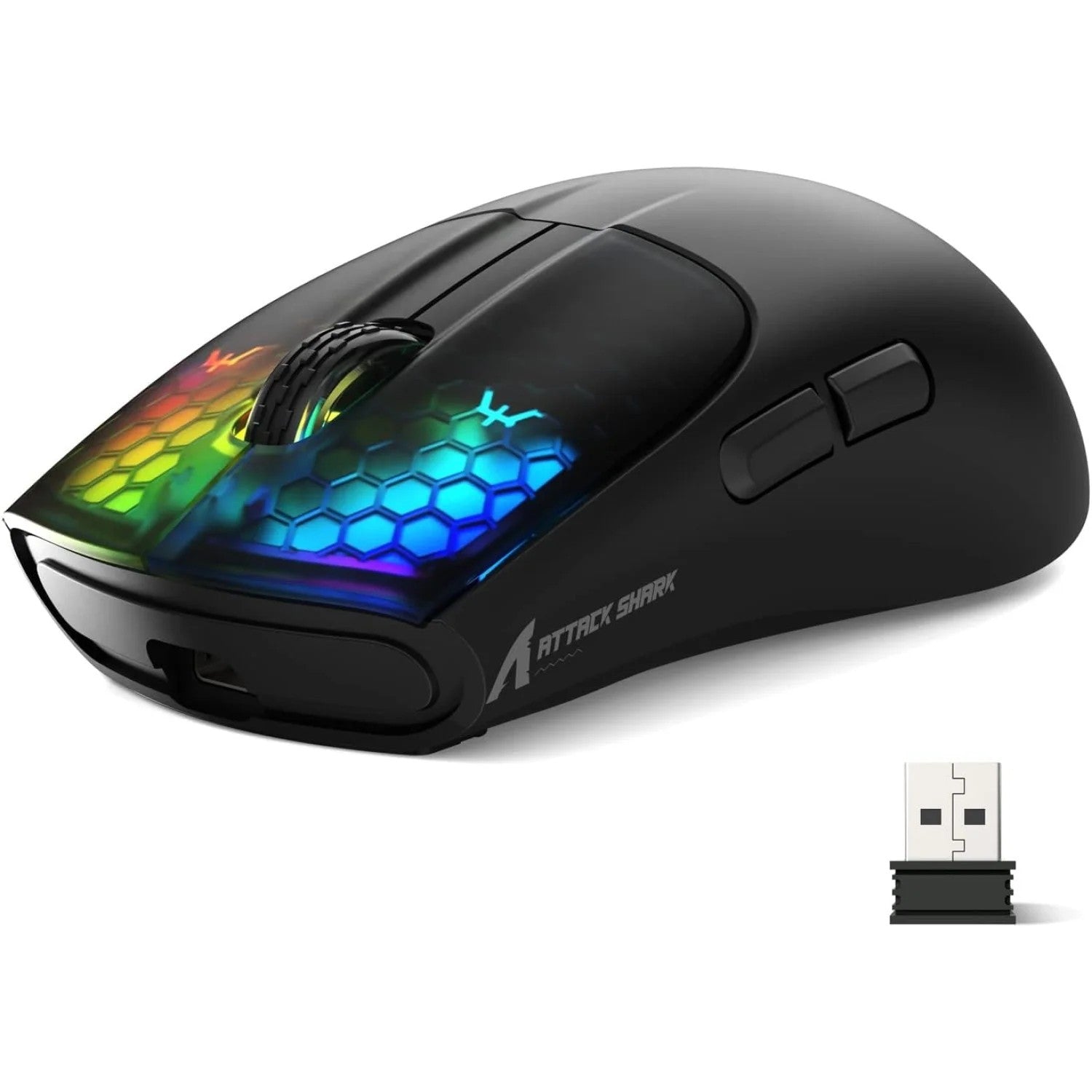 Attack Shark X5 Black Wireless Gaming Mouse - PakByte