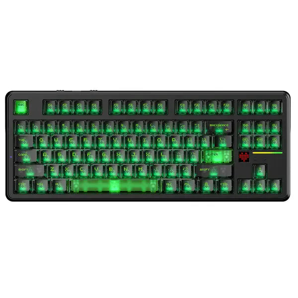 Attack Shark X87 Ultra 8K Mechanical Wireless Gaming Keyboard - Shadow Jade