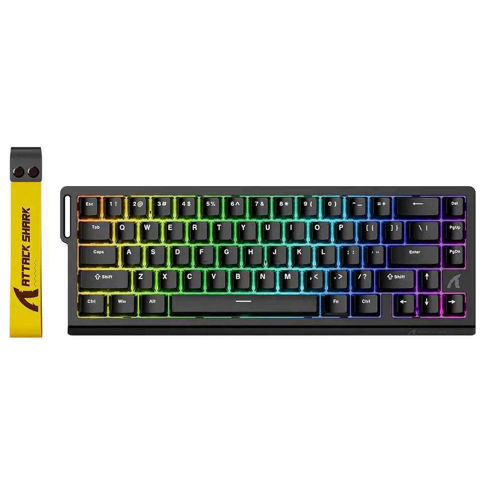 ATTACK SHARK X68 HE 60% Wired Gaming Keyboard Rapid Trigger – Black