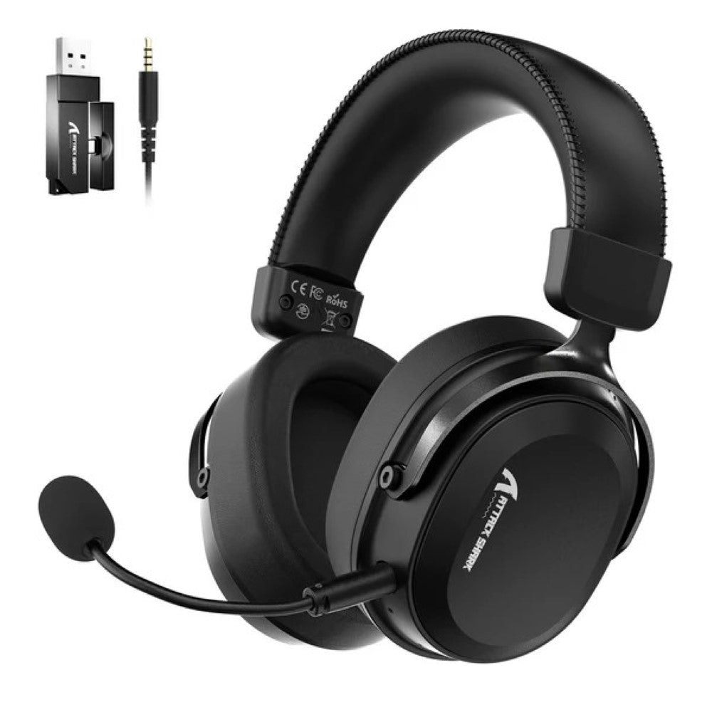 Attack Shark L30 PRO Wireless Gaming Headset – Black