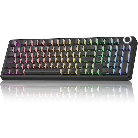 AULA F99 Pro Wireless Mechanical Keyboard – Black – Cotton Candy Switch