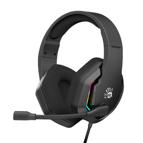 Bloody G260 Virtual 7.1 Surround Sound Gaming USB Headset - Black - PakByte