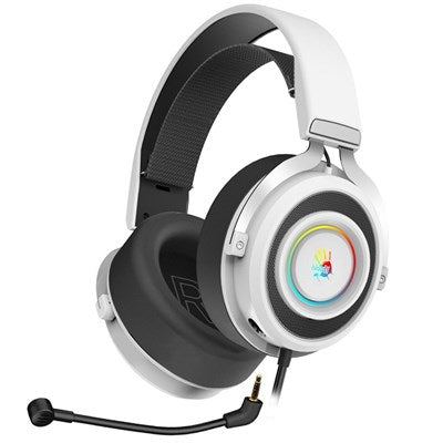 Bloody G535 Virtual 7.1 Surround Sound USB Gaming Headset - White/Black - EasySkins, Inc.