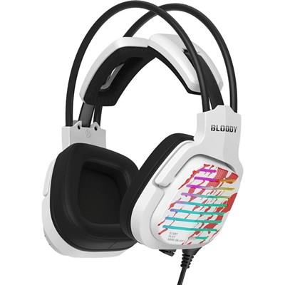 Bloody G565 7.1 Virtual Surround Sound Headset - Energy White - PakByte Computers