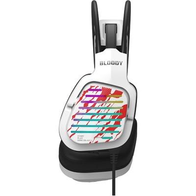 Bloody G565 7.1 Virtual Surround Sound Headset - Energy White - PakByte Computers