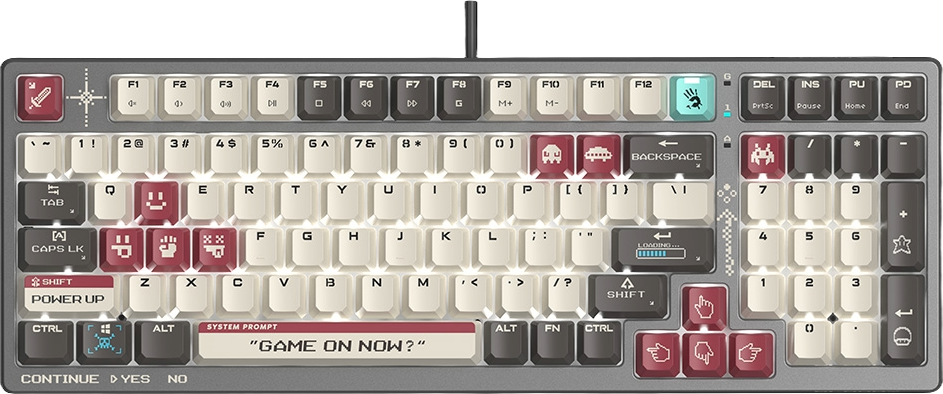 Bloody S98 RGB Mechanical Gaming Keyboard Pixel Red - PakByte