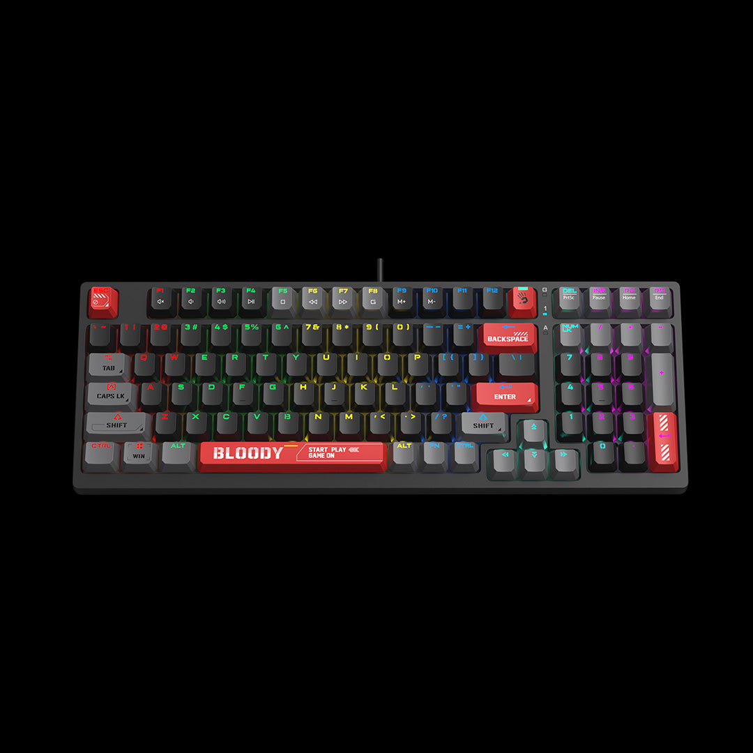 Bloody S98 RGB Mechanical Gaming Keyboard - Bloody Red