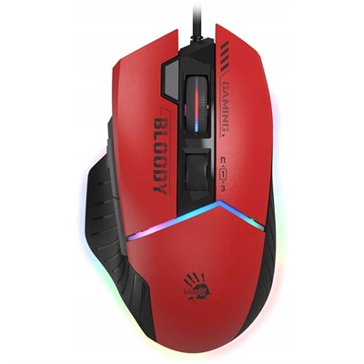 Bloody W95 Max RGB Extra Fire Gaming Mouse  - Sports Red - EasySkins, Inc.