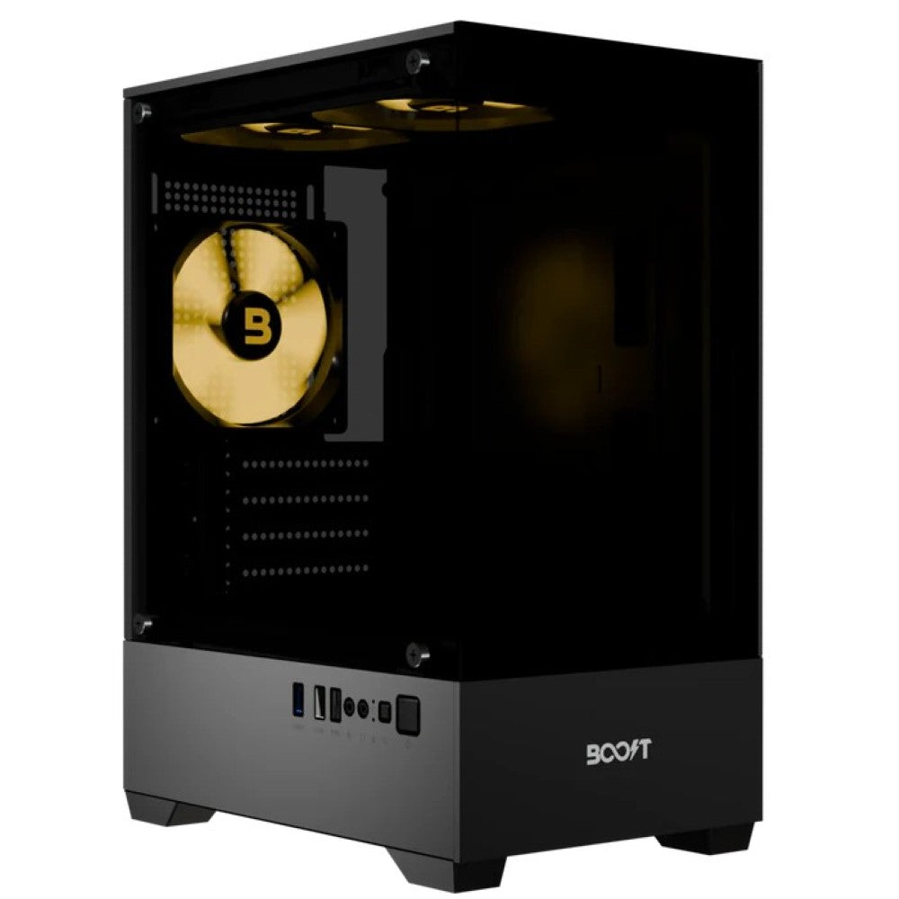 Boost Enclosure Essential Series E100 with 3 ARGB Fans - PakByte Computers
