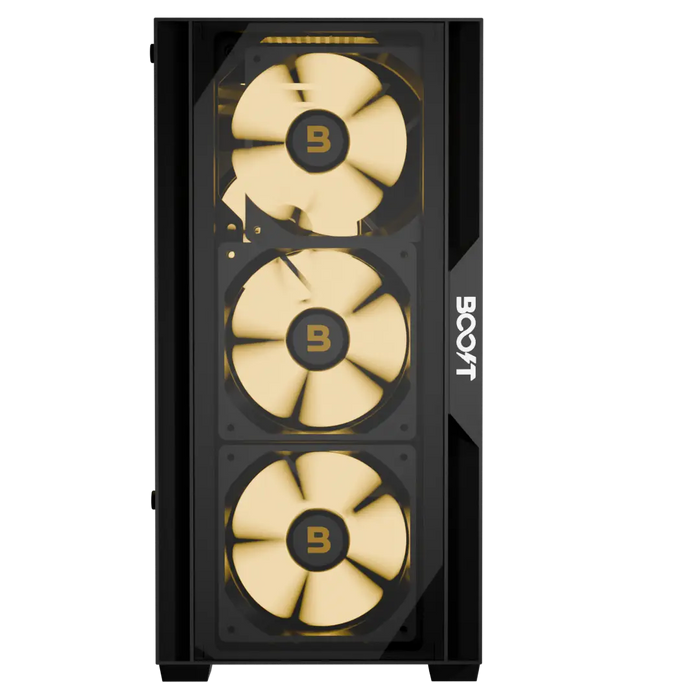 Boost Enclosure Essential Series E200 Mid-Tower microATX Case with 4 ARGB Fans - PakByte Computers