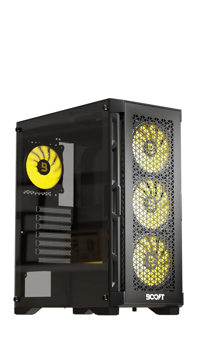 Boost Enclosure Pro Series P300 with 4 ARGB Fans - PakByte Computers