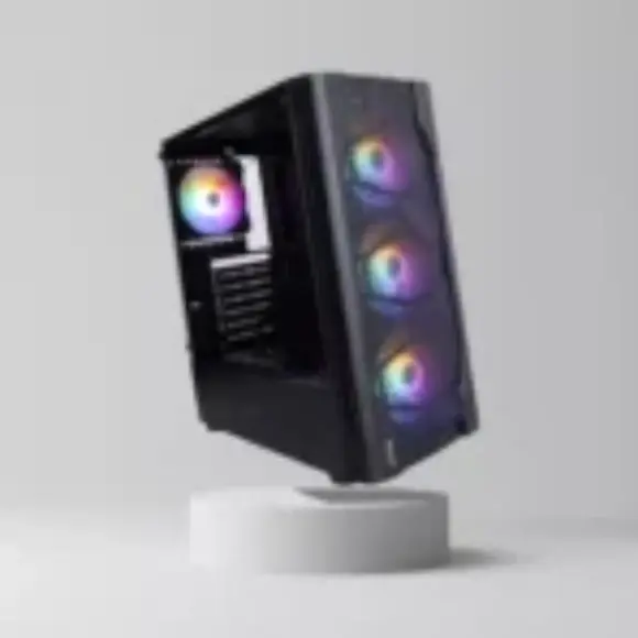 Boost Lion PC Case with 4 RGB Fans (Black) - PakByte Computers