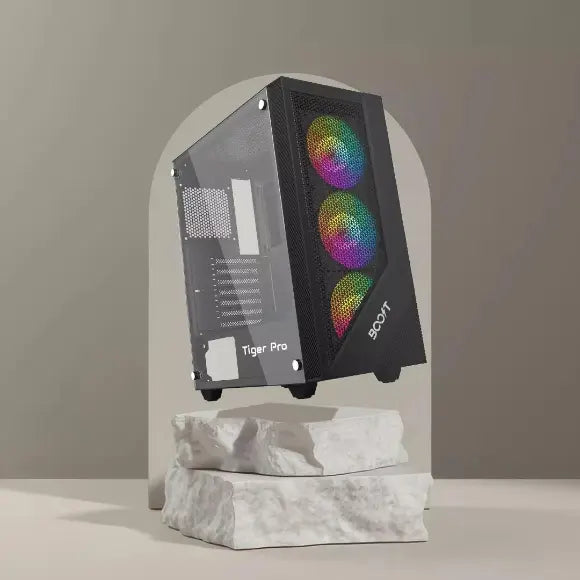 Boost Tiger Pro RGB Mid-Tower ATX Case - PakByte Computers