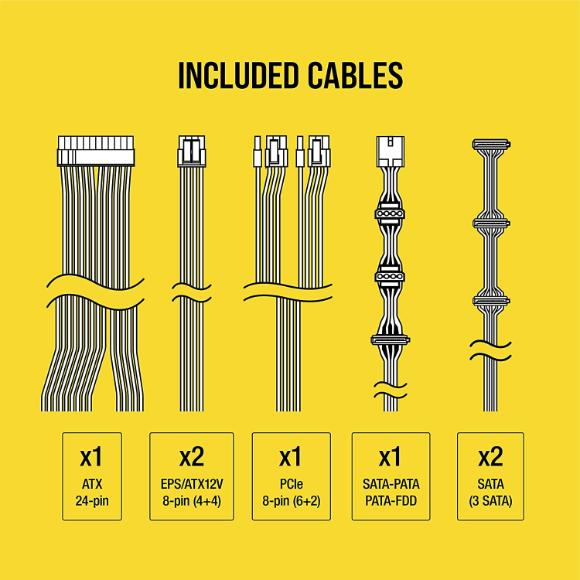 CORSAIR CV Series 750 Watt 80 Plus Bronze ATX Power Supply - PakByte Computers