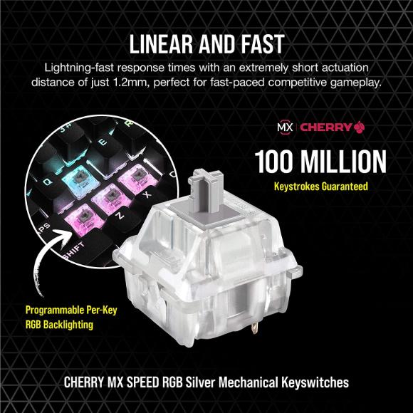 CORSAIR K70 RGB TKL – Champion Series Tenkeyless Mechanical Gaming Keyboard - PakByte Computers