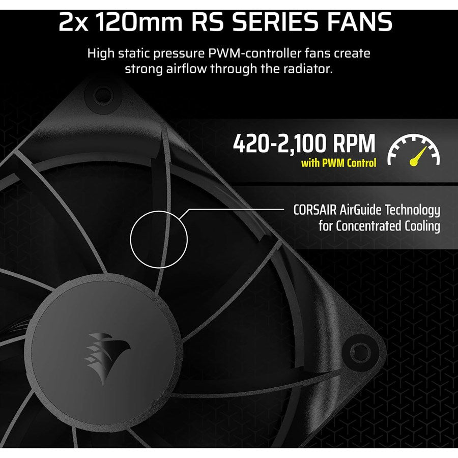 CORSAIR Nautilus 240 RS Liquid CPU Cooler – 240mm AIO - Black - CW-9060088-WW - PakByte