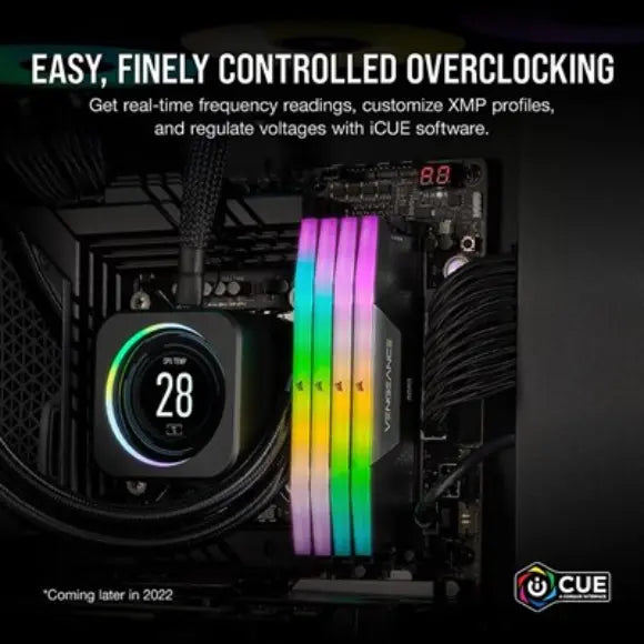 Corsair Vengeance RGB DDR5 32GB (2x16GB) DRAM 6000MHz Desktop Memory - Black - PakByte Computers