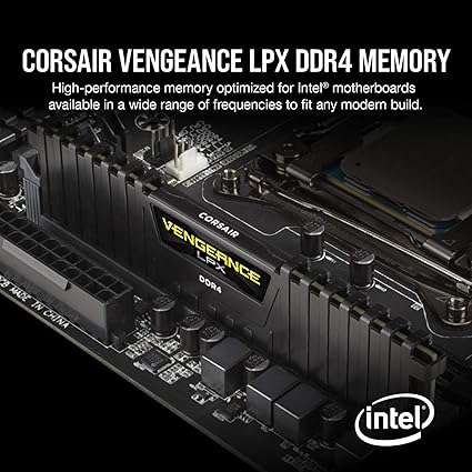 CORSAIR VENGEANCE LPX DDR4 3200MHz 64GB (32GB X 2) BLACK - PakByte