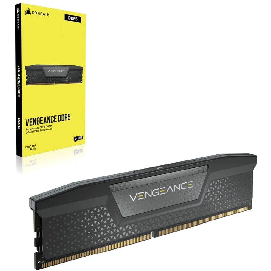 CORSAIR Vengeance 16GB RAM (1x16GB) DDR5 DRAM 5600MHz Memory Black - CMK16GX5M1B5600Z40 - PakByte Computers