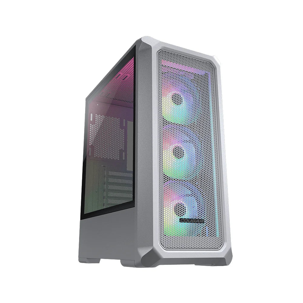 COUGAR Archon 2 Mesh RGB ATX Mid Tower PC Case – White - PakByte Computers