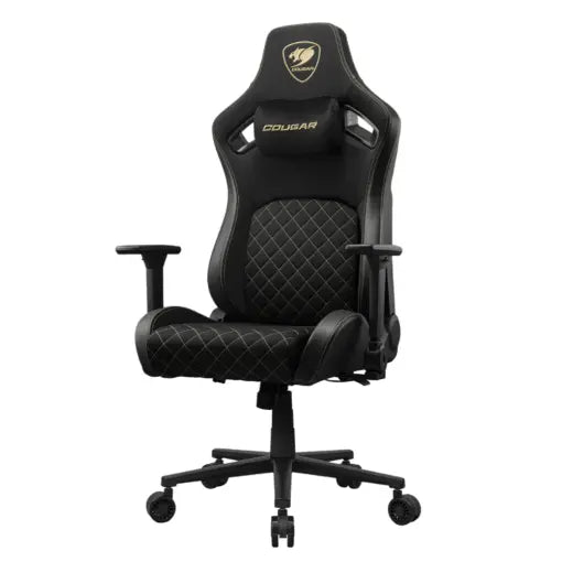 COUGAR DEFENSOR Ergonomic Office/Gaming Chair – Black/Gold - PakByte Computers