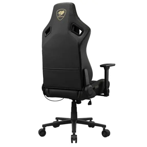 COUGAR DEFENSOR Ergonomic Office/Gaming Chair – Black/Gold - PakByte Computers