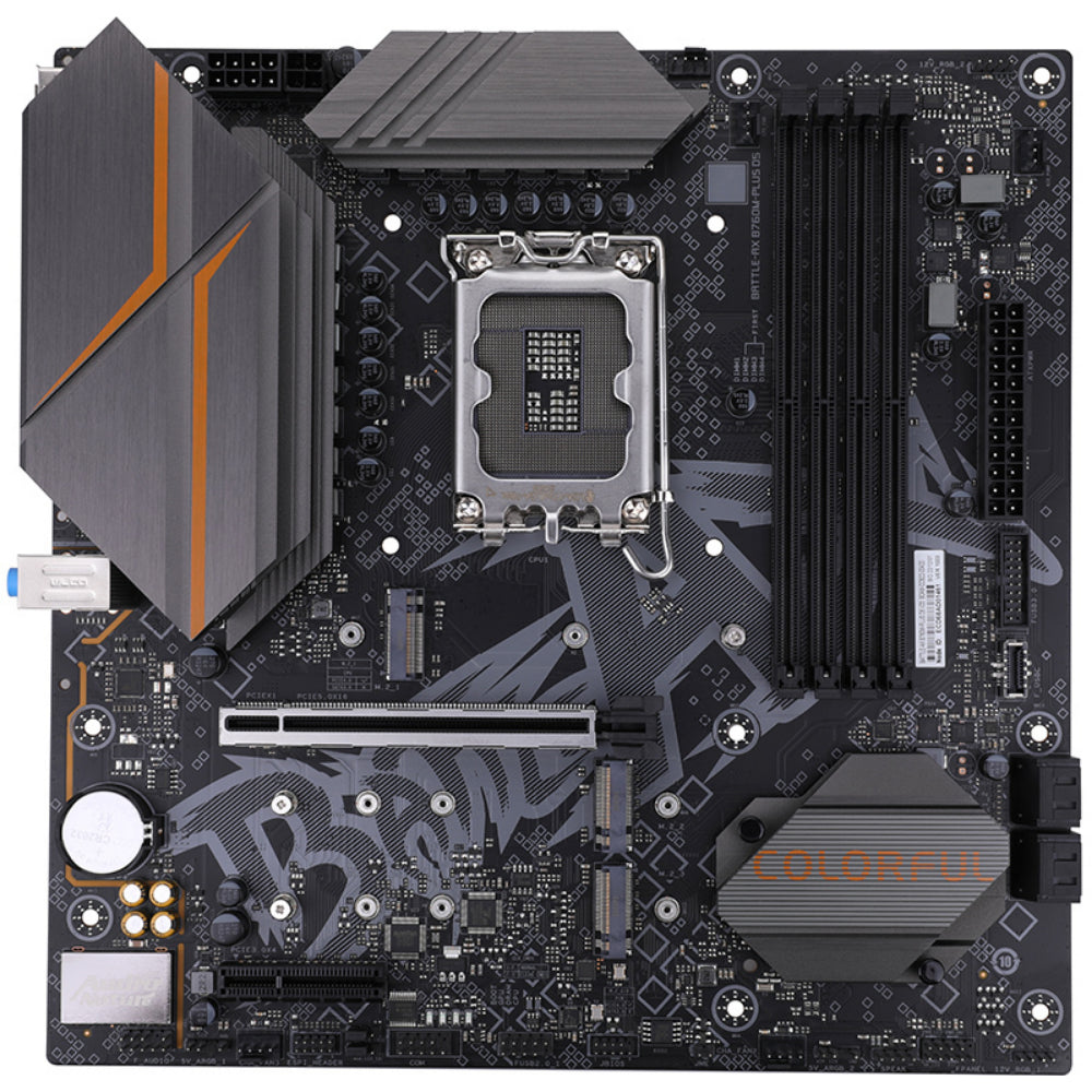 Colorful BATTLE-AX B760M-PLUS D5 V20 DDR5 LGA1700 microATX Motherboard - PakByte Computers