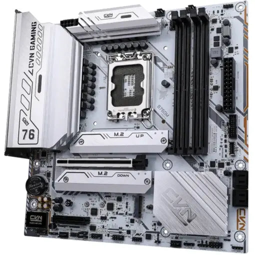Colorful CVN B760M Frozen WiFi V20 DDR4 LGA1700 microATX Motherboard - PakByte Computers