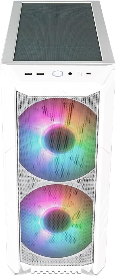 Cooler Master HAF 500 High Airflow ATX Mid-Tower (H500-KGNN-S00 | White - PakByte Computers
