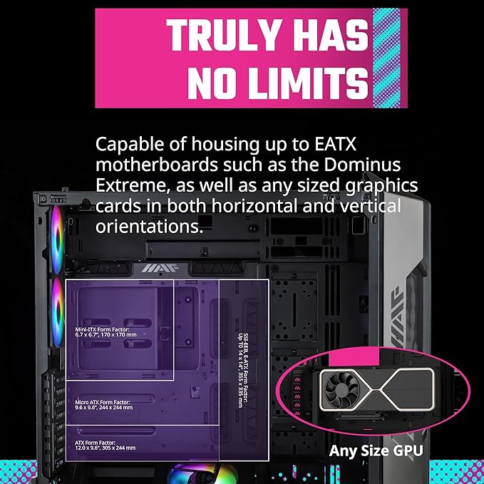 Cooler Master HAF 700 EVO ARGB Full-Tower ATX Case - Black (H700E-IGNN-S00) - PakByte Computers