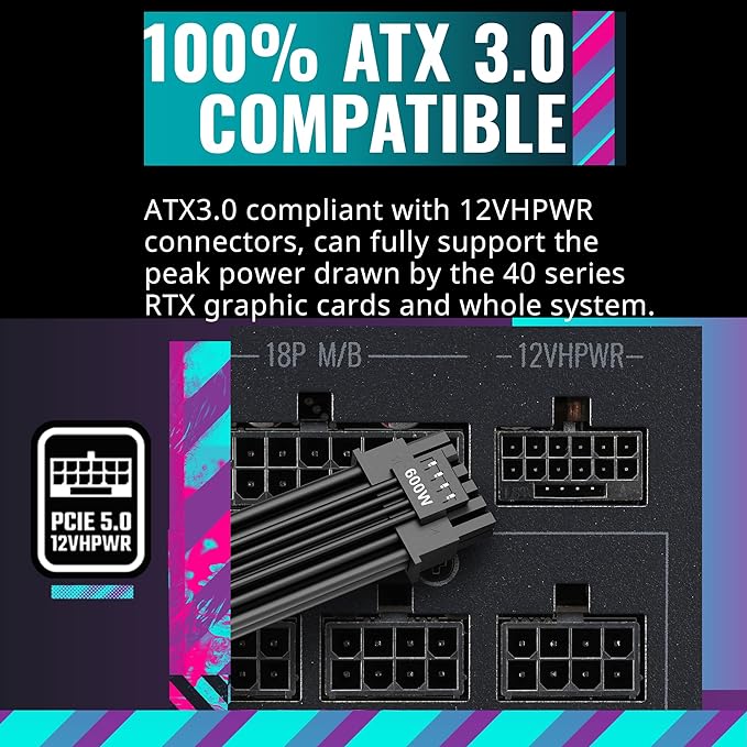 Cooler Master MWE Gold 1050 V2 Fully Modular ATX 3.0 Power Supply - PakByte Computers