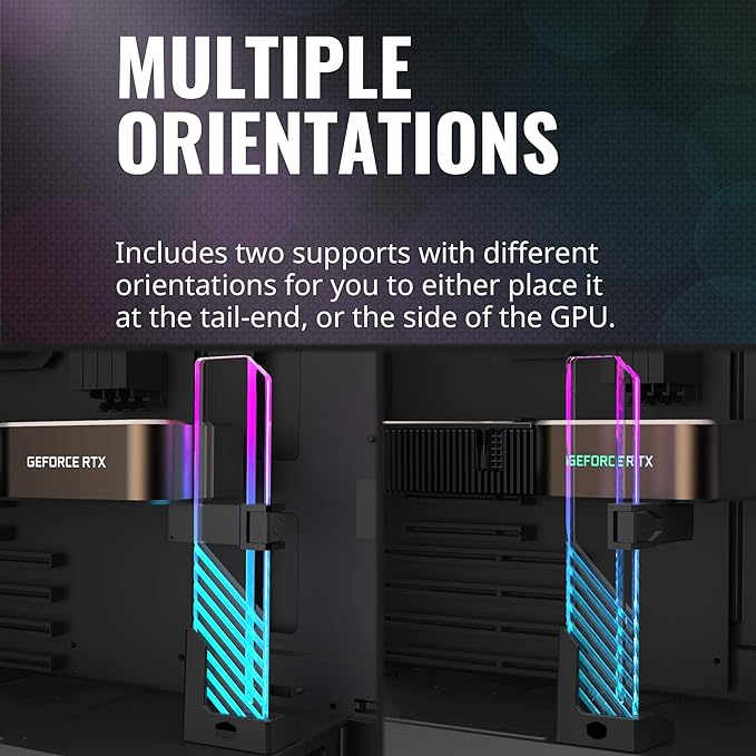 Cooler Master Master Accessory ARGB GPU Support Bracket (MCA-U000R-GSBTG-00) - PakByte Computers