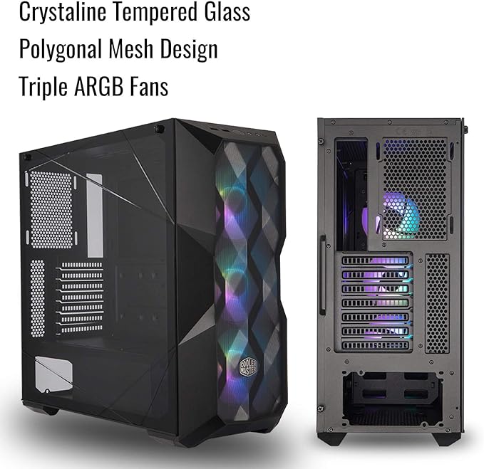 Cooler Master MasterBox TD500 Mesh V2 ARGB Mid-Tower ATX Case - Black - PakByte Computers