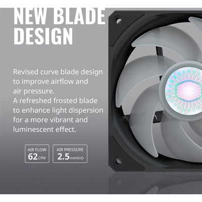 Cooler Master SickleFlow 120 ARGB Case Fan - PakByte Computers