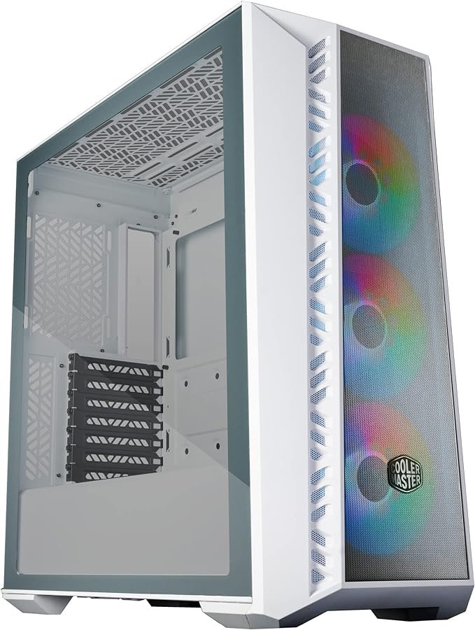 Cooler MasterBox 520 Mesh PC Case – Mid-Tower ATX - White - PakByte Computers