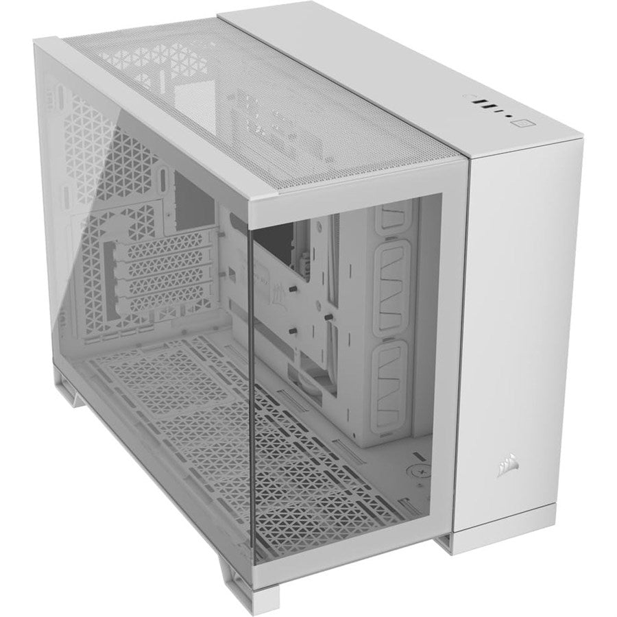 Corsair 2500X Mid-Tower Dual Chamber PC Case - White - PakByte