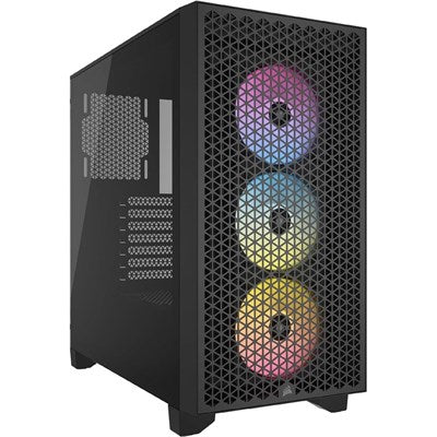 Corsair 3000D RGB AIRFLOW Mid-Tower PC Case - Black - PakByte Computers