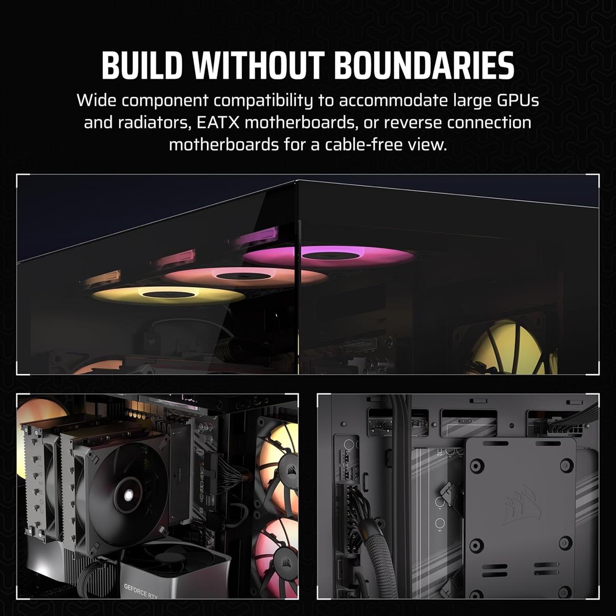 Corsair 3500X ARGB Mid-Tower ATX PC Case – Black - PakByte