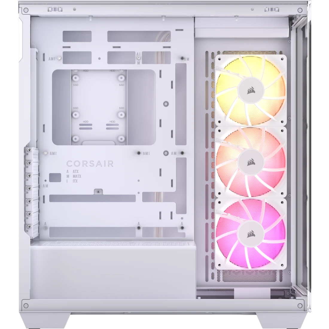 Corsair 3500X ARGB Mid-Tower ATX PC Case - White