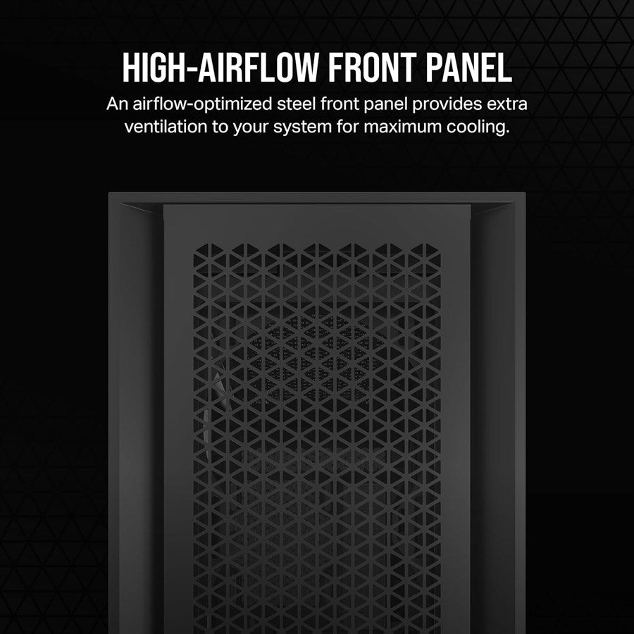 Corsair 5000D CORE AIRFLOW Mid-Tower ATX PC Case — Black CC-9011261-WW - PakByte