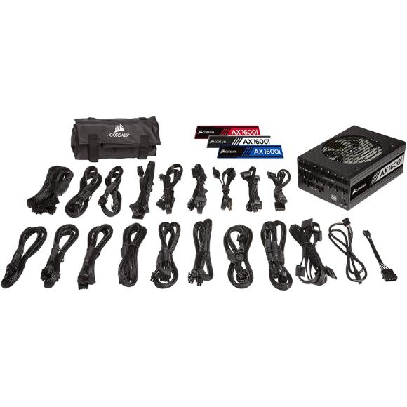 Corsair AX1600i 1600 Watt 80+ Titanium Certified- Digital Power Supply - PakByte Computers