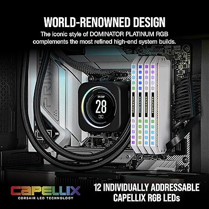 Corsair Dominator Platinum RGB DDR5 5600MHz 64GB (32GB X 2) - PakByte