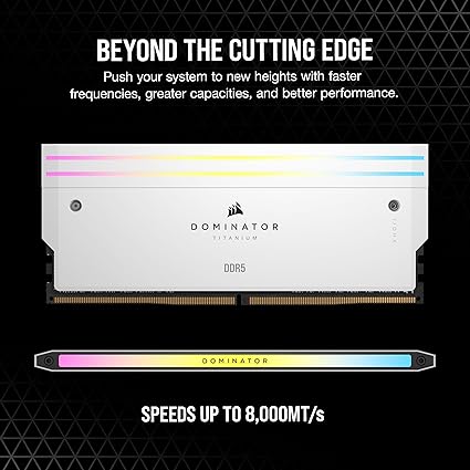 Corsair Dominator Titanium RGB DDR5 6000MHz 64GB (32GB X 2) - PakByte