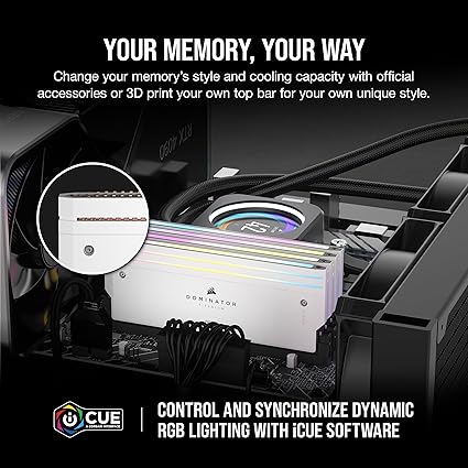 Corsair Dominator Titanium RGB DDR5 6000MHz 64GB (32GB X 2) - PakByte