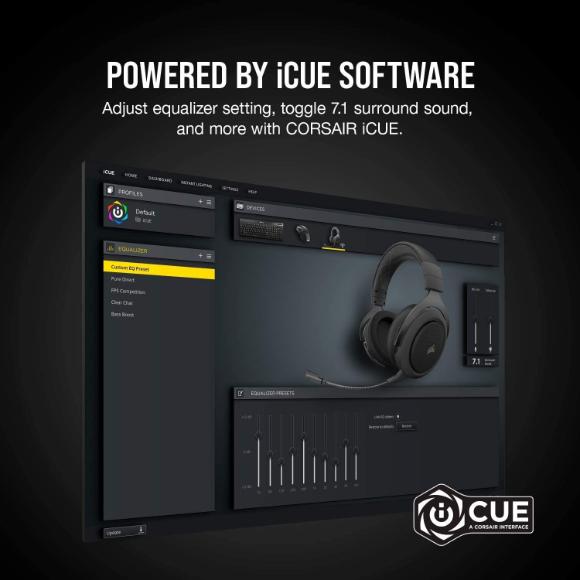 Corsair HS70 Pro Wireless Gaming Headset (Carbon) CS-CA-9011211-AP - PakByte Computers