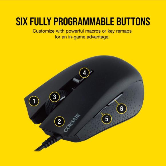 Corsair Harpoon PRO RGB Gaming Mouse Wired - PakByte Computers