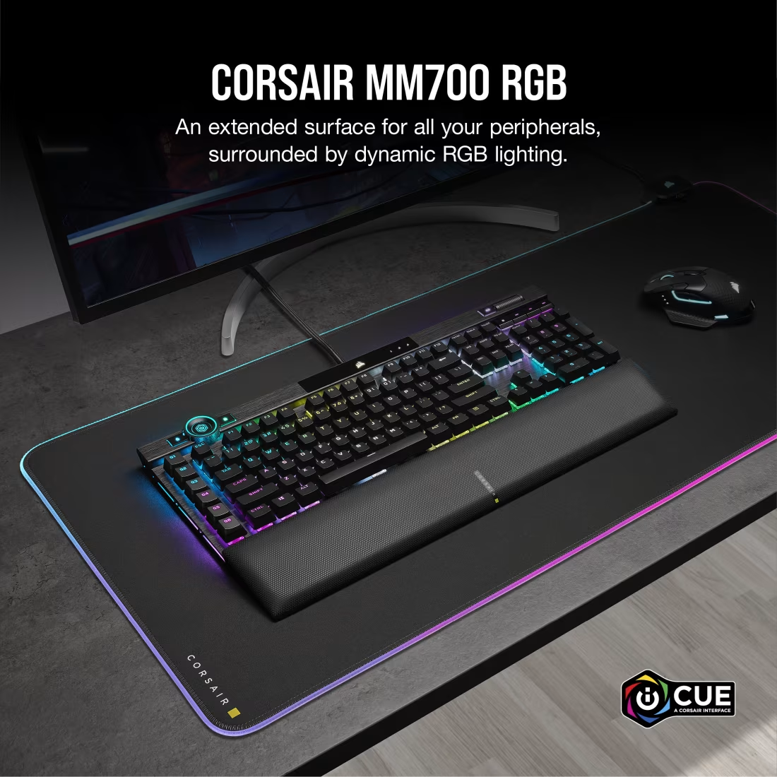 Corsair MM700 RGB Extended Mouse Pad - PakByte