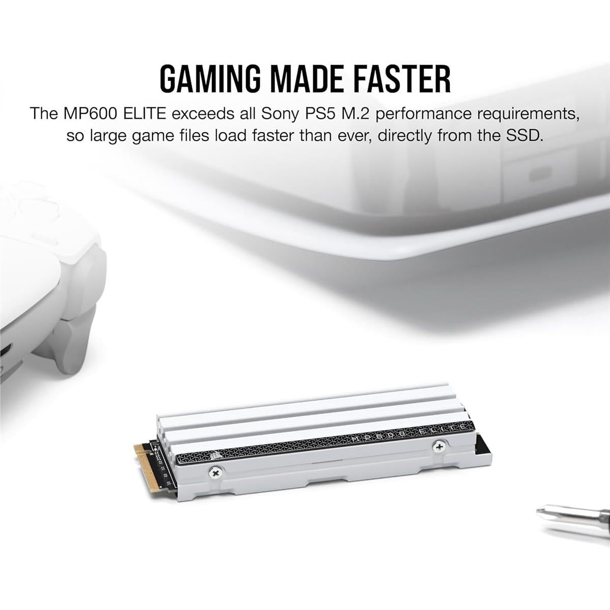 Corsair MP600 Elite 1TB Gen4 M.2 NVMe SSD for PS5 - PakByte Computers