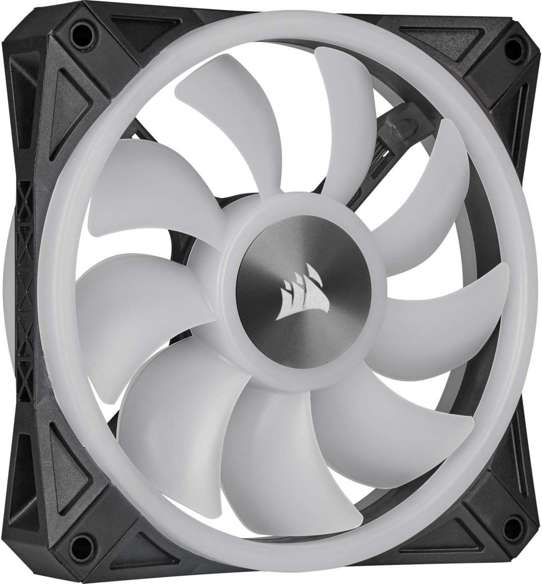 Corsair QL140 RGB, 140mm RGB LED Fan, Dual Pack with Lighting Node Core - Black - PakByte Computers