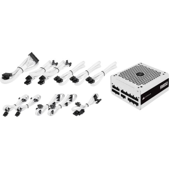 Corsair RM White Series™ RM850 — 850 Watt 80 PLUS Gold Fully Modular ATX PSU (UK) - PakByte Computers